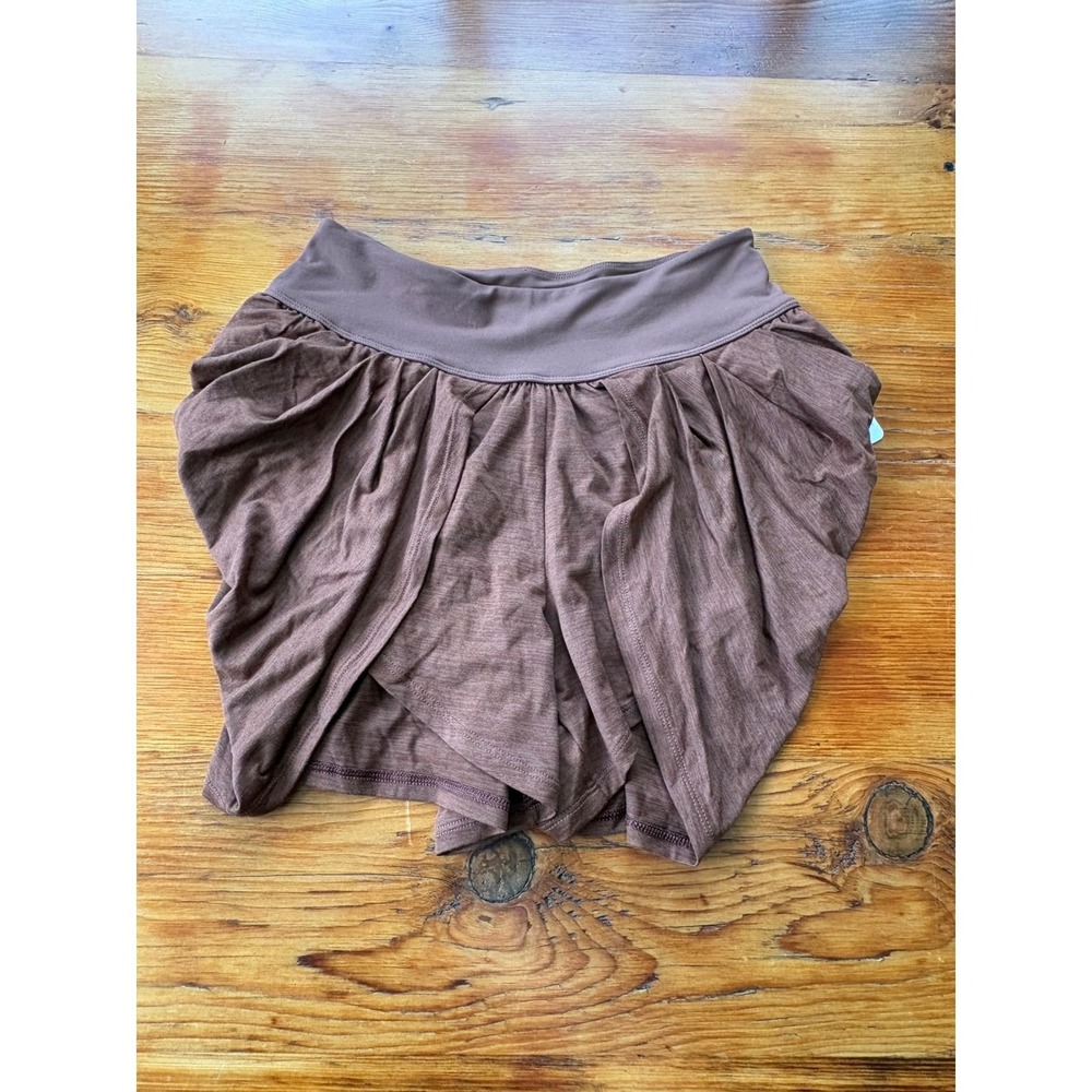 FP Movement by Free People Find Your Flow Shorts argon oil brown XS new nwt - Picture 5 of 7
